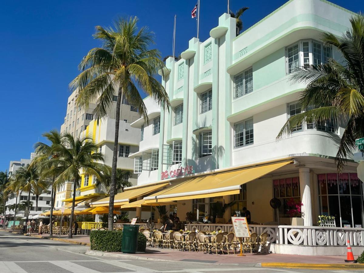 Beachfront Apt In Carlyle Hotel On Ocean Drive Miami Beach Dış mekan fotoğraf